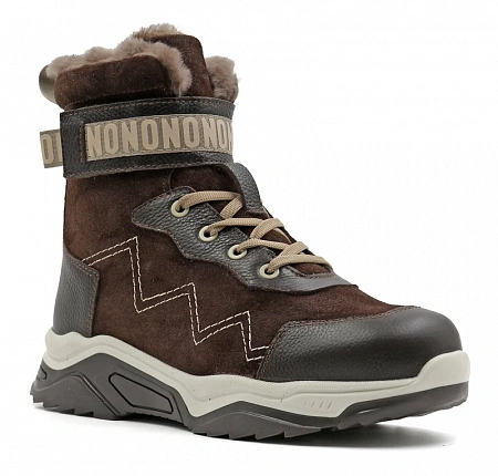 Обувь ортопедическая сложная на утеплённой подкладке ботинки зимние 43056-СВ-202 ДЦП фото 1