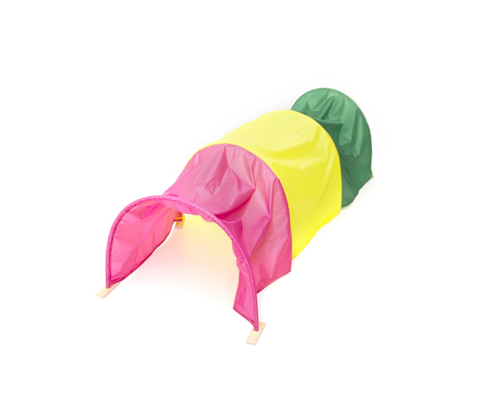 Тоннель на пластиковых полукольцах, 180*50 см, материал таффета фото 1