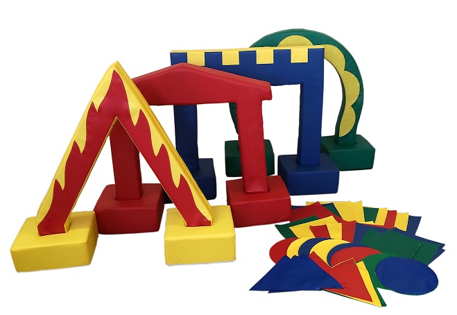 Тоннель-конструктор 85*85, 54 элемента фото 1