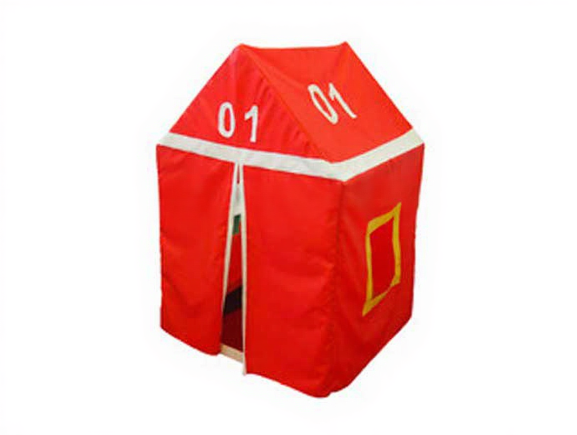 Игровой домик на деревянном каркасе, эконом, 1 чехол на выбор, 90*90*130 см фото 1