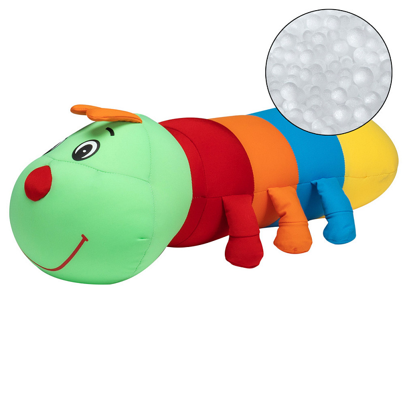 Подушка под голову (в форме гусеницы 56х20) F 8068b фото 1