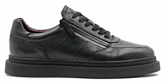 Полуботинки ортопедические мужские кожаные Ортомода KD13-328-07A черные фото 2