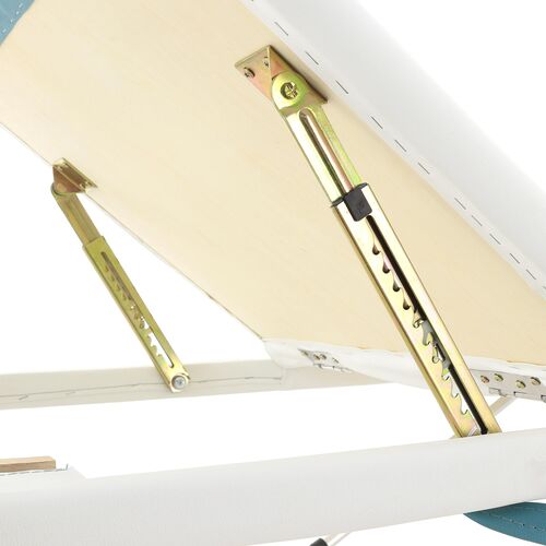 Массажный стол складной Med-mos JFAL01A 3-х секционный, алюминиевая рама, двуцветный, ложе 185х70 фото 25