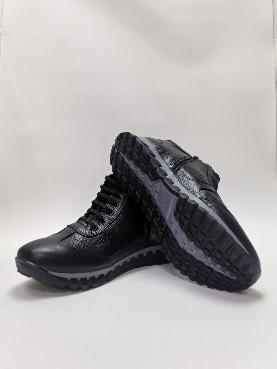 Ботинки ортопедические мужские демисезонные Ортомода 92460-Х-101 черные увеличенной полноты фото 4