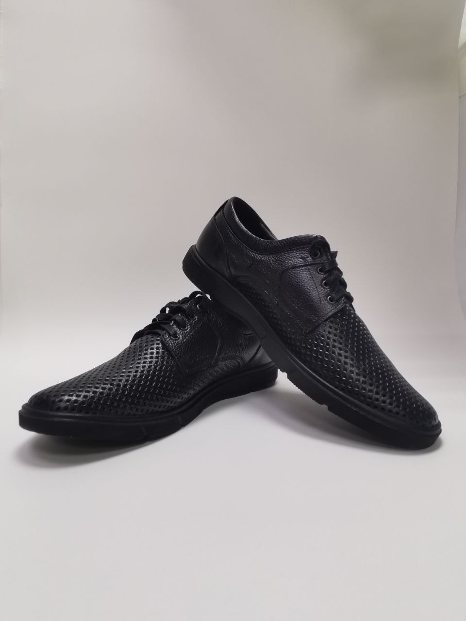 Полуботинки осенние мужские цв.черный 92485-X-001 фото 8